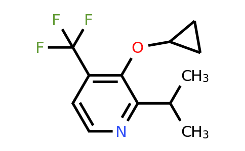 CAS 1243457-52-4 | 3-Cyclopropoxy-2-isopropyl-4-(trifluoromethyl)pyridine