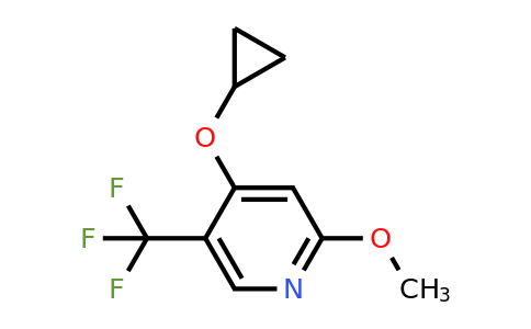 CAS 1243457-53-5 | 4-Cyclopropoxy-2-methoxy-5-(trifluoromethyl)pyridine