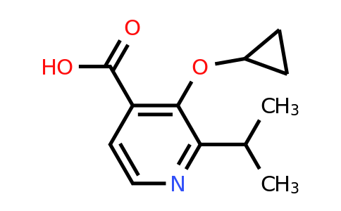 CAS 1243457-57-9 | 3-Cyclopropoxy-2-isopropylisonicotinic acid