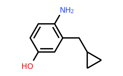 CAS 1243457-59-1 | 4-Amino-3-(cyclopropylmethyl)phenol