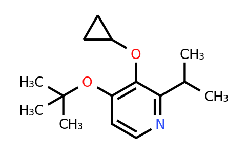 CAS 1243457-62-6 | 4-Tert-butoxy-3-cyclopropoxy-2-isopropylpyridine