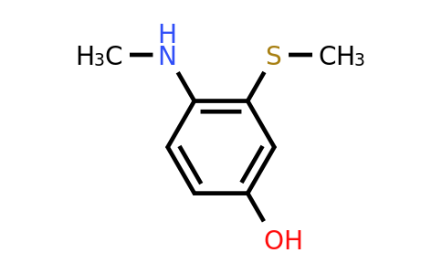 CAS 1243457-64-8 | 4-(Methylamino)-3-(methylsulfanyl)phenol