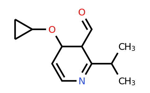 CAS 1243457-68-2 | 4-Cyclopropoxy-2-isopropyl-3,4-dihydropyridine-3-carbaldehyde