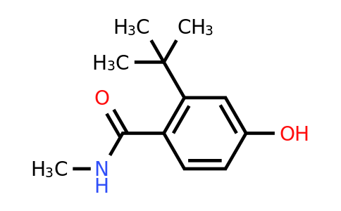 CAS 1243457-71-7 | 2-Tert-butyl-4-hydroxy-N-methylbenzamide
