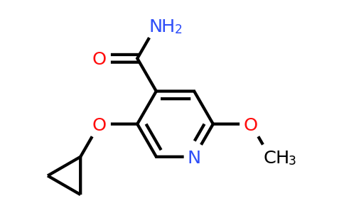 CAS 1243457-73-9 | 5-Cyclopropoxy-2-methoxyisonicotinamide