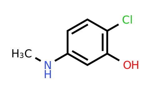 CAS 1243457-78-4 | 2-Chloro-5-(methylamino)phenol