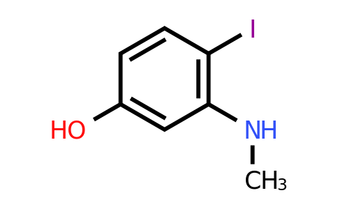 CAS 1243457-80-8 | 4-Iodo-3-(methylamino)phenol