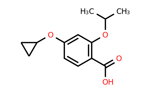CAS 1243457-81-9 | 4-Cyclopropoxy-2-isopropoxybenzoic acid