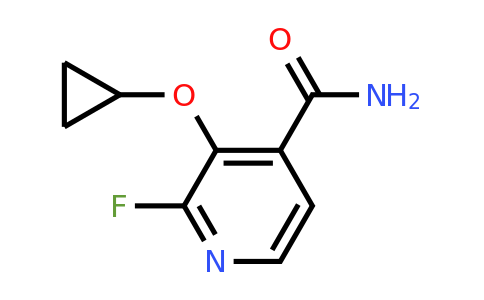 CAS 1243457-83-1 | 3-Cyclopropoxy-2-fluoroisonicotinamide