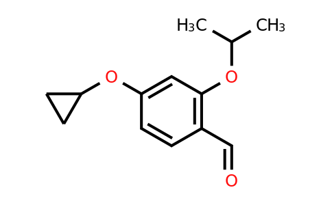 CAS 1243457-88-6 | 4-Cyclopropoxy-2-isopropoxybenzaldehyde