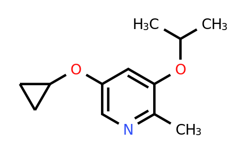 CAS 1243457-96-6 | 5-Cyclopropoxy-3-isopropoxy-2-methylpyridine