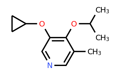 CAS 1243458-06-1 | 3-Cyclopropoxy-4-isopropoxy-5-methylpyridine