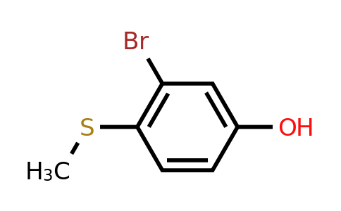 CAS 1243458-10-7 | 3-Bromo-4-(methylthio)phenol