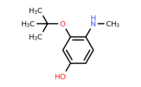 CAS 1243458-12-9 | 3-(Tert-butoxy)-4-(methylamino)phenol