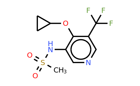 CAS 1243458-13-0 | N-(4-cyclopropoxy-5-(trifluoromethyl)pyridin-3-YL)methanesulfonamide