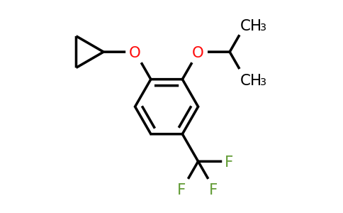CAS 1243458-20-9 | 1-Cyclopropoxy-2-isopropoxy-4-(trifluoromethyl)benzene