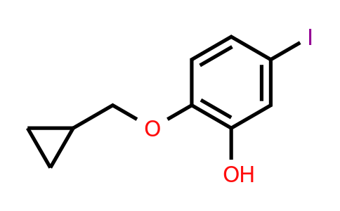 CAS 1243458-26-5 | 2-(Cyclopropylmethoxy)-5-iodophenol