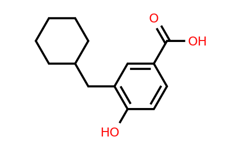 CAS 1243458-35-6 | 3-(Cyclohexylmethyl)-4-hydroxybenzoic acid
