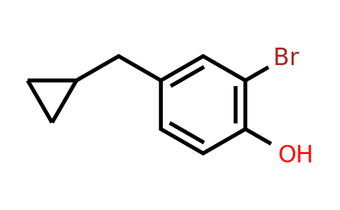 CAS 1243458-37-8 | 2-Bromo-4-(cyclopropylmethyl)phenol