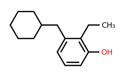 CAS 1243458-40-3 | 3-(Cyclohexylmethyl)-2-ethylphenol