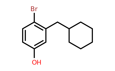 CAS 1243458-45-8 | 4-Bromo-3-(cyclohexylmethyl)phenol