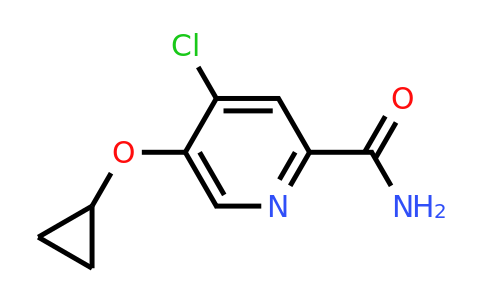 CAS 1243458-57-2 | 4-Chloro-5-cyclopropoxypicolinamide