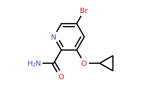 CAS 1243458-59-4 | 5-Bromo-3-cyclopropoxypicolinamide