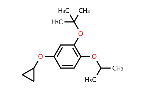 CAS 1243458-74-3 | 2-Tert-butoxy-4-cyclopropoxy-1-isopropoxybenzene