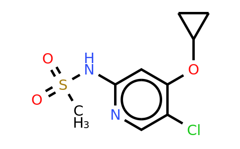 CAS 1243458-83-4 | N-(5-chloro-4-cyclopropoxypyridin-2-YL)methanesulfonamide