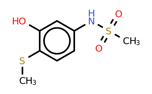 CAS 1243458-91-4 | N-(3-hydroxy-4-(methylthio)phenyl)methanesulfonamide
