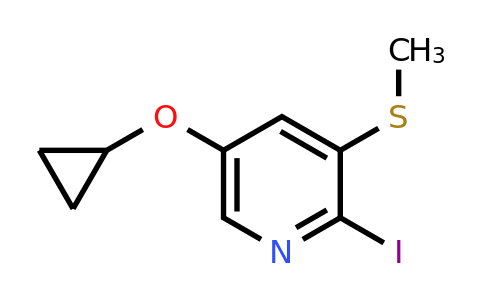 CAS 1243458-96-9 | 5-Cyclopropoxy-2-iodo-3-(methylsulfanyl)pyridine