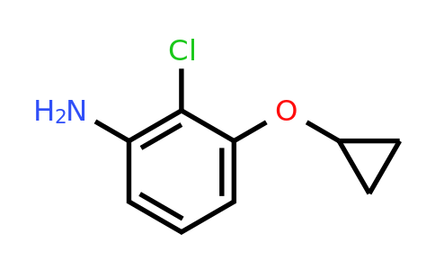 CAS 1243459-00-8 | 2-Chloro-3-cyclopropoxyaniline