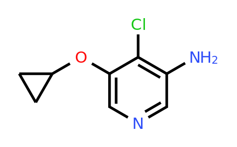 CAS 1243459-04-2 | 4-Chloro-5-cyclopropoxypyridin-3-amine