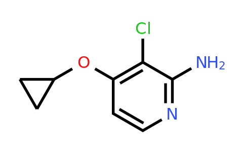 CAS 1243459-09-7 | 3-Chloro-4-cyclopropoxypyridin-2-amine