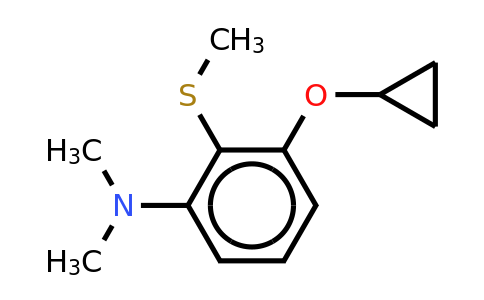CAS 1243459-12-2 | 3-Cyclopropoxy-N,n-dimethyl-2-(methylthio)aniline