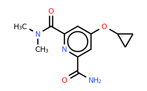 CAS 1243459-25-7 | 4-Cyclopropoxy-N2,N2-dimethylpyridine-2,6-dicarboxamide