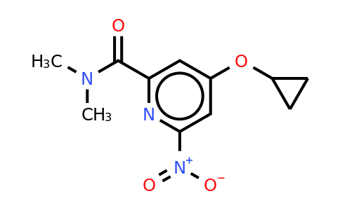 4-Cyclopropoxy-N,n-dimethyl-6-nitropicolinamide