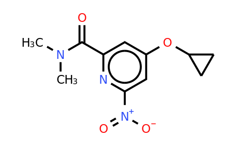 CAS 1243459-32-6 | 4-Cyclopropoxy-N,n-dimethyl-6-nitropicolinamide