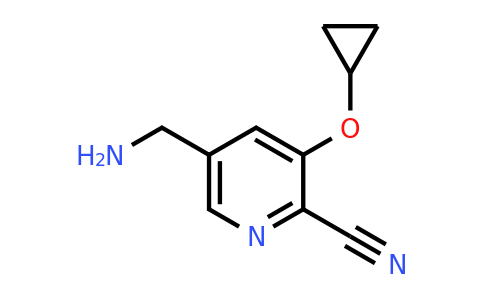 CAS 1243459-38-2 | 5-(Aminomethyl)-3-cyclopropoxypicolinonitrile