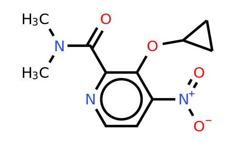 CAS 1243459-46-2 | 3-Cyclopropoxy-N,n-dimethyl-4-nitropicolinamide