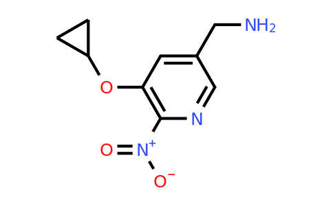 CAS 1243459-48-4 | (5-Cyclopropoxy-6-nitropyridin-3-YL)methanamine