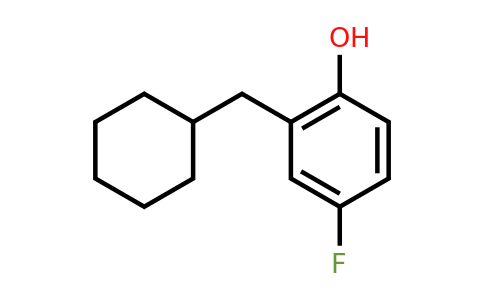 CAS 1243459-49-5 | 2-(Cyclohexylmethyl)-4-fluorophenol