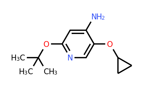 CAS 1243459-57-5 | 2-Tert-butoxy-5-cyclopropoxypyridin-4-amine