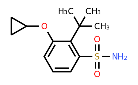 CAS 1243459-59-7 | 2-Tert-butyl-3-cyclopropoxybenzenesulfonamide