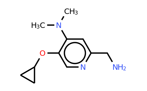 CAS 1243459-60-0 | 2-(Aminomethyl)-5-cyclopropoxy-N,n-dimethylpyridin-4-amine