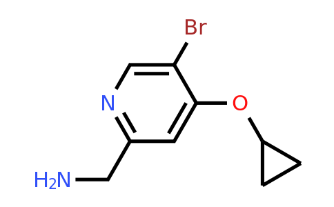 CAS 1243459-61-1 | (5-Bromo-4-cyclopropoxypyridin-2-YL)methanamine