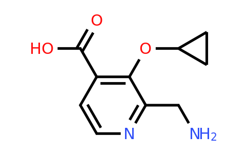 CAS 1243459-68-8 | 2-(Aminomethyl)-3-cyclopropoxyisonicotinic acid