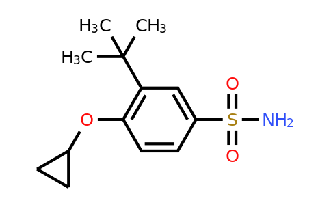 CAS 1243459-69-9 | 3-Tert-butyl-4-cyclopropoxybenzenesulfonamide