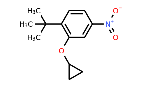 CAS 1243459-76-8 | 1-Tert-butyl-2-cyclopropoxy-4-nitrobenzene