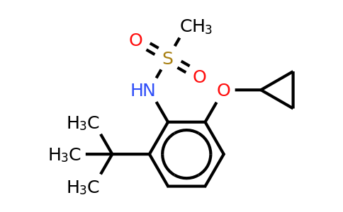 CAS 1243459-77-9 | N-(2-tert-butyl-6-cyclopropoxyphenyl)methanesulfonamide